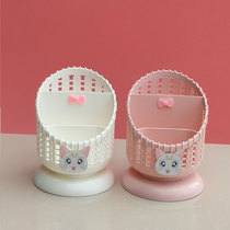 Girl heart holder pen holder creative fashion cute student desktop sundries ornaments cosmetics storage box ins