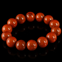 74 74 00 gr 00 gr -15 -15 5mm persimmon red fine chiche south red agate round pearl handstring