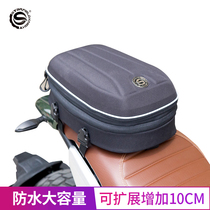 Starry knight motorcycle motorcycle back seat bag Riding fuel tank bag hard shell shoulder bag waterproof universal luggage bag