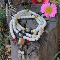 Original design White Bodhi bracelets beads bracelet 108 a dry lunar January ethnic necklaces