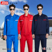 Anti-static tooling China Petroleum Gas Station Labor Protection Clothing Spring and Autumn Long Sleeve Thick Oilfield Wear-resistant Overalls Set