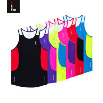 Zero resistance track and field candidates competition uniforms for men and women marathon running quick-dry vest shorts sports training uniforms