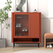Shoe cabinet houses ultra-thin household porch cabinet door large-capacity meal cabinet locker modern simple light luxury
