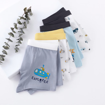 12 Childrens middle-aged cotton underwear little boy elastic bottoms 2021 new boy baby boxer boxer pants