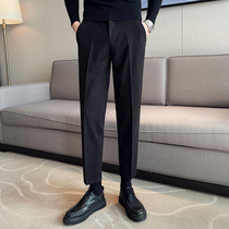 The new fur of the spring and autumn season the Korean version of the mens version of the trendy pants the mens pants for men and women and the mens pants for mens pants.