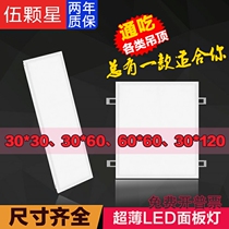 led flat lamp 30x120 ultra-thin office school hospital integrated ceiling mineral wool board concealed mounted light