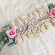 Pearl Rabbit original lolita hand for hair with multi-coloured rose splendour The Rose Museum Little Things