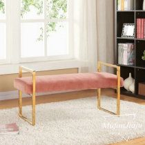 Nordic modern new doorway changing shoes stool living-room sofa stool metal clothing shop stools bedroom bedstool footstool