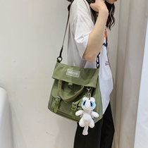 Junior high school college student bag shoulder shoulder bag leisure tide shoulder bag bag 2020 new multi-purpose nylon backpack