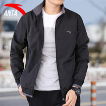 Anta jacket Mens autumn casual mens official flagship jacket mens sweater spring and Autumn clothes sportswear top