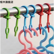 Anti-skid adhesive hook ring cool clothes bar shoes clothes clothes hook rack hook clothes windproof adhesive hook Square