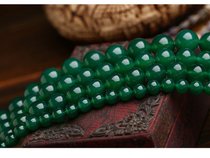 Green agate loose beads
