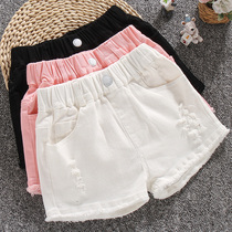 Korean girls shorts summer clothes 2021 New wear children jeans Joker loose children foreign pants