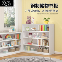 Household bedroom bookshelf shelf landing on the bookcase Small display cabinet Children's drawing toy storage cabinet