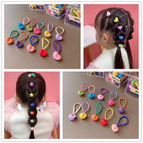 Baby baby princess female hair ornaments Fruit childrens cartoon cute cloth does not hurt hair Small hairpin edge clip head accessories