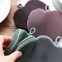 South Korea Chu Fanju kitchen silicone dishwashing brush non-stick hand brush vegetable brush can be boiled food grade silicone brush