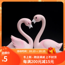 Valentines Day Birthday Cake Decoration Flamingo Cake Decoration Accessories Flamingo Cake Decoration Flamingo Cake Decoration
