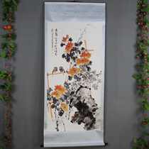 New products Chinese framed calligraphy and painting Celebrity Hanging Paintings of Chinese State Paints Rural foyer Painting Decoration Painting Fence Two Birds