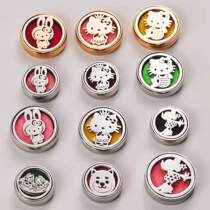Essential Oils Magnet Incense buckle 12mm Flared Aroma Clip Button New Cartoon Cartoon Fans You Cute HELLO KITTY
