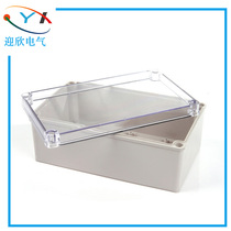 150 * 250 * 100 transparent cover waterproof junction box plastic waterproof sub-wire box waterproof case clear case monitoring box