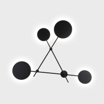 Nordic modern simple living room wall lamp creative personality round staircase corridor hotel bedroom LED lamps