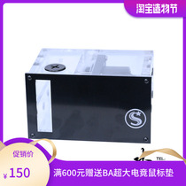 Custom dual optical drive D5 transparent acrylic water tank compatible with domestic water pump water pump 18W PWM silent