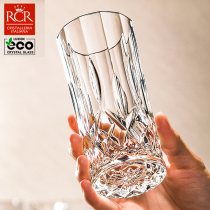Italy imports RCR Crystal glass upscale European-style lettering for home Drink cups drinks milk juice cups