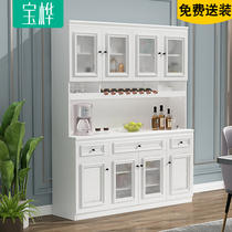 American side cabinet rack integrated Wall tea cabinet modern simple living room wine cabinet home cupboard locker