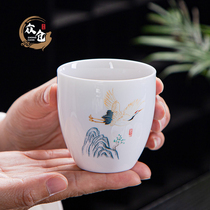 Ceramic Kung Fu tea cup Individual special master cup Single cup Single tea drinking tea color tea set cup Tea cup