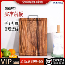 Joe Accommodate Fast Thai LCLAving Cutting Board Sywood Round Rectangular Chess Lattice Chopping Wood Case Board Kitchen