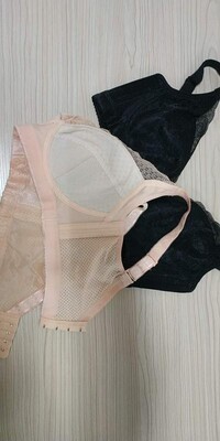 无钢圈的内衣，穿上很舒服无束缚感，质量很好，蕾丝很漂亮我是蕾丝控，我很满意，下次还来吧