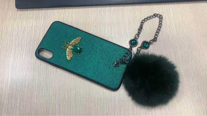 Icool苹果7/8/X毛球蜜蜂手机壳手机保护套/壳