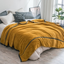 Coral velvet blanket winter thickened flannel blanket sheets people towel air conditioning blanket nap cover blanket small quilt