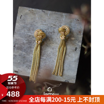 HeyJewel original design Longmuggle with long flowing Su Temperament Earrings Female Light Extravaganza Superior and original