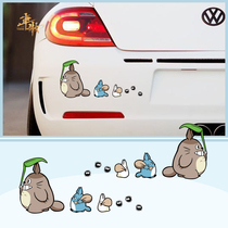 Animal cartoon Chinchoro tidal stickers scratch cover creative personality car head cover side car sticker
