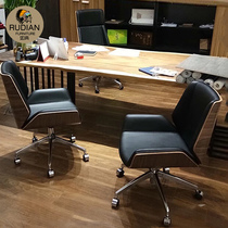 Study chair Nordic computer chair simple anchor lift rotating seat swivel chair backrest home comfortable office chair