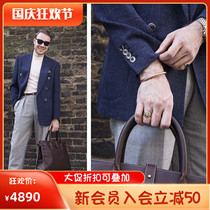 October replenishment to Royal Ettinger oil wax cowhide Hand Bag tote RIRI zipper