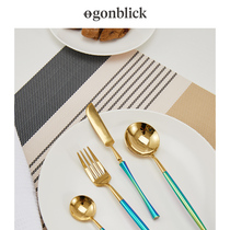 Nordic moment Fashion environmental protection PVC Western placers European heat insulation non-slip table mat color length 45CM width 30CM