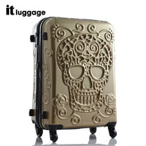 Samsonite joint it suitcase trolley case universal wheel scratch-resistant 19 24 28 boarding tide skull box