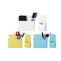 Magnetic whiteboard pen box powder pen holder pen box can absorb magnetic pen holder Blackboard magnetic storage box tool box eraser box office stationery hanging magnetic storage box
