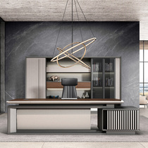 Meoge boss table simple modern president table light luxury atmosphere class Chairman office office desk and chair combination