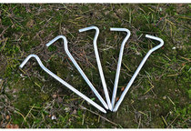 Outdoor tent ultra-light aluminum alloy to Ding sky curtain windproof rope to nail lengthened thickened beach nail accessories 8