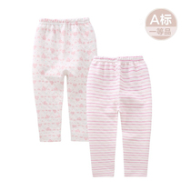 Autumn and Winter Childrens cotton air layer thick warm pants girls cotton autumn pants baby three layer warm boneless
