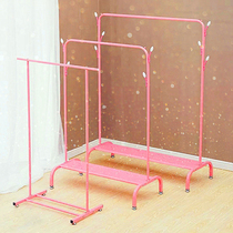 Kindergarten performance area Hangers Childrens drying poles Indoor clothes racks Mobile clothing store hangers Floor-to-ceiling pulley