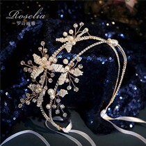Original childrens headdress handmade bead hoop princess simple performances show super fairy girl girl hair accessories