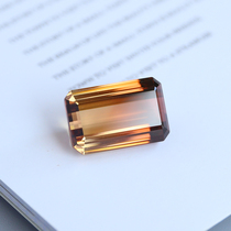 Large Grain 20 75 Carat Natural Bicolor Bicolor Naked Stone Electro-Optic Anti-Fire Crystal Permeable Custom Jewellery Matching Certificate