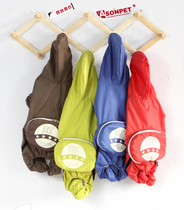 ASONPET pet dog raincoat all-inclusive small dog poncho poncho four-legged out for walking