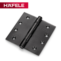 HAFELE wooden door swing door hinge Stainless steel PVD black brushed silent folding hinge 1 piece