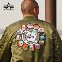 American ALPHA industry ALPHA MA-1 version of the coalition flight jacket outdoor autumn and winter cotton jacket casual
