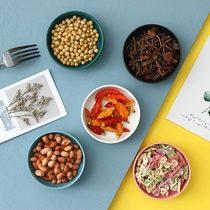 Nordic minimalist creative ceramic saucer sauce saucer seasoning vinegar mustard household dipped saucer sauce saucer dish